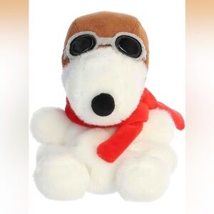 Peanuts Mini Snoopy plush with Red Scarf